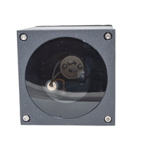 Plafoniera faretto quadrato lampada soffitto LED GU10 luce sensoriale bagno IP65 230V COLORE NERO SENZA LAMPADA