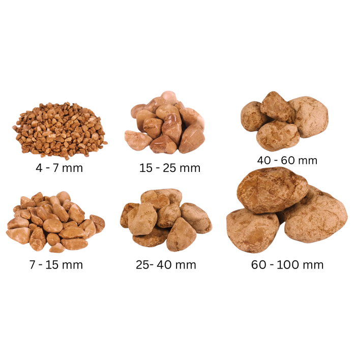 Kit ciottoli rosso verona con cir tono plus effetto bagnato *** misura 25/40, formato 25 kg + 1 l, confezione 1