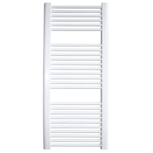 Termoarredo bianco per bagno in acciaio calorifero termosifone scaldasalviette *** misure h770xl550xi500 16 tubi, pez...