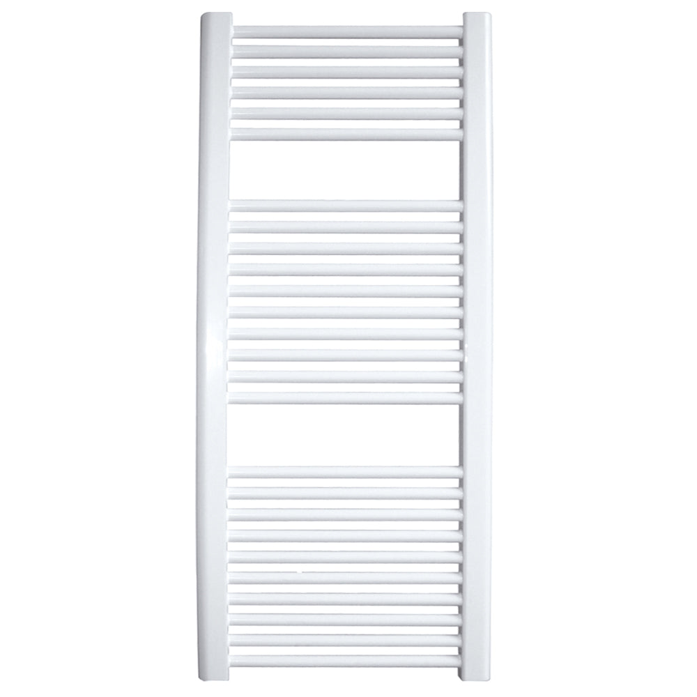 Termoarredo bianco per bagno in acciaio calorifero termosifone scaldasalviette *** misure h1800xl600xi550 33 tubi, pe...