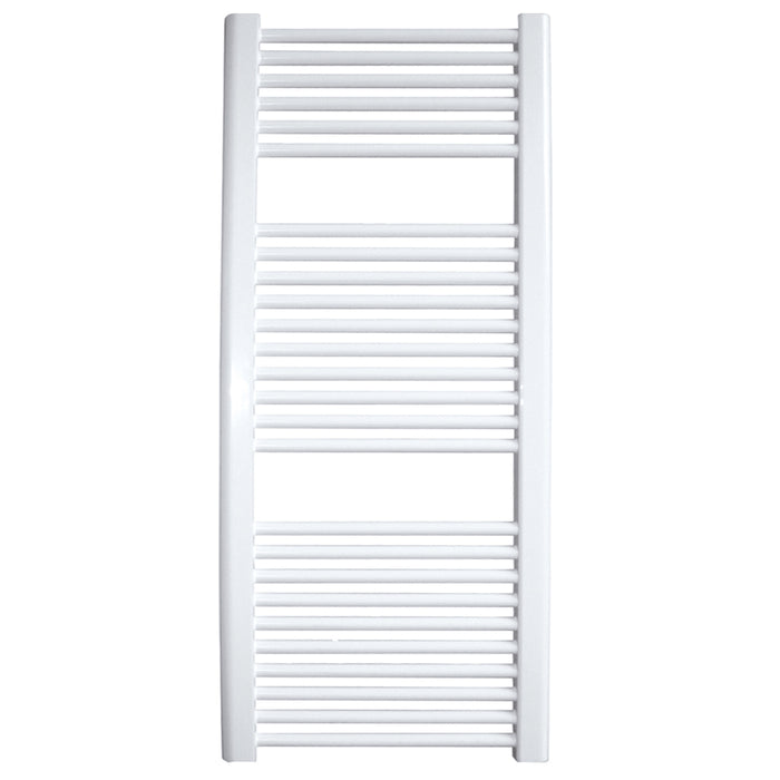 Termoarredo bianco per bagno in acciaio calorifero termosifone scaldasalviette *** misure h1500xl600xi550 30 tubi, pe...