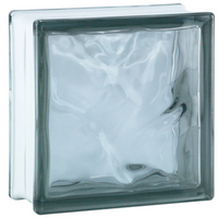 Vetromattone effetto ondulato diffusione luce modello pure 190 x 190 x 80 mm *** colore- londra, confezione 1