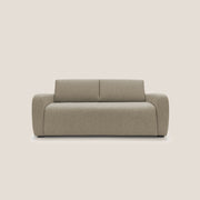 Divano Letto 3 Posti 215x93x100 cm in Tessuto Marrone