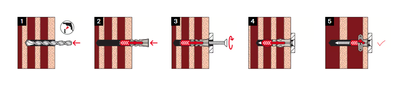 DUOPOWER 10 X 50 S TASSELLO CON VITE - CONF. 25 PEZZI - FISCHER