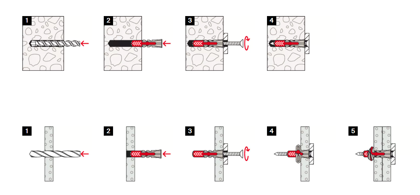 DUOPOWER 6/8 TASSELO CON GANCIO CORTO - CONF. 25 PEZZI - FISCHER