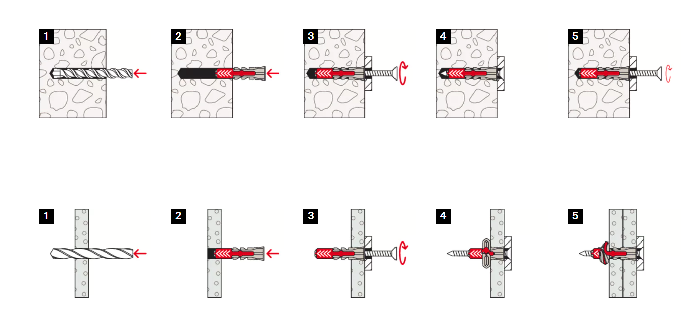 DUOPOWER 6 X 30 S TASSELLO CON VITE - CONF. 100 PEZZI - FISCHER
