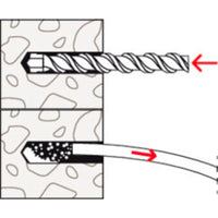 DUOXPAND 10X160 FUS – FISCHER - TASSELLO PROLUNGATO BIMATERIALE MARCATO CE CON VITE PREMONTATA ZINCATA T.E. FLANGIATA E IMPRONTA TORX