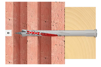 DUOXPAND 10X160 T – FISCHER - TASSELLO PROLUNGATO BIMATERIALE MARCATO CE CON VITE PREMONTATA ZINCATA T.S.P. E IMPRONTA TORX.
