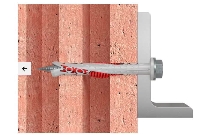 DUOXPAND 10X180 FUS – FISCHER - TASSELLO PROLUNGATO BIMATERIALE MARCATO CE CON VITE PREMONTATA ZINCATA T.E. FLANGIATA E IMPRONTA TORX