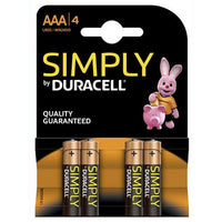 DURACELL BATTERIE SIMPLY ALKALINE MINISTILO AAA LR03 MN2400