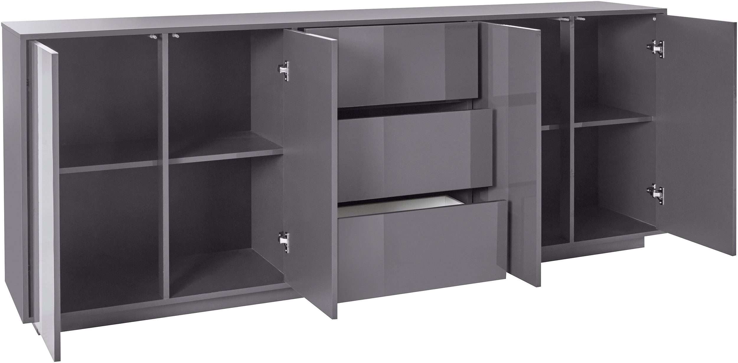 Credenza cucina 220cm mobile soggiorno design moderno Lonja Report