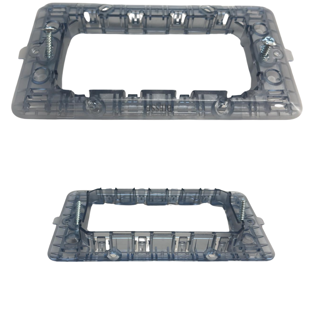 Kit supporto biesse per placche compatibile con bticino matix 4 posti *** numero pezzi 10, confezione 1