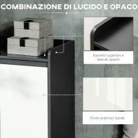Mobile Scarpiera da Ingresso in Truciolato per 19 Scarpe con Ripiani Regolabili, 90x32x100 cm