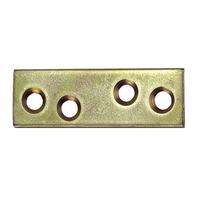 Lastrine diritte 100 x 15 mm. - zincate giallo - 4 pz.