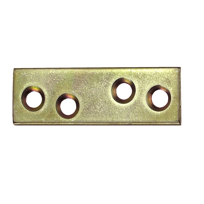 Lastrine diritte 100 x 15 mm. - zincate giallo - 4 pz.