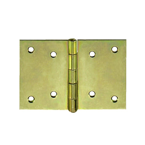 Cerniere larghe 75 x 50 mm. - zincate giallo - 1 pz.