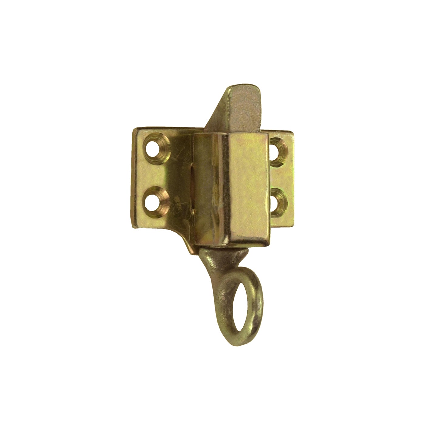 Cricchetto per finestra 54 mm. - zincato giallo