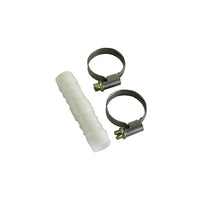 Giunzione per tubi + 2 fascette - 6 mm = 1/4â€