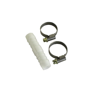 Giunzione per tubi + 2 fascette - 6 mm = 1/4â€