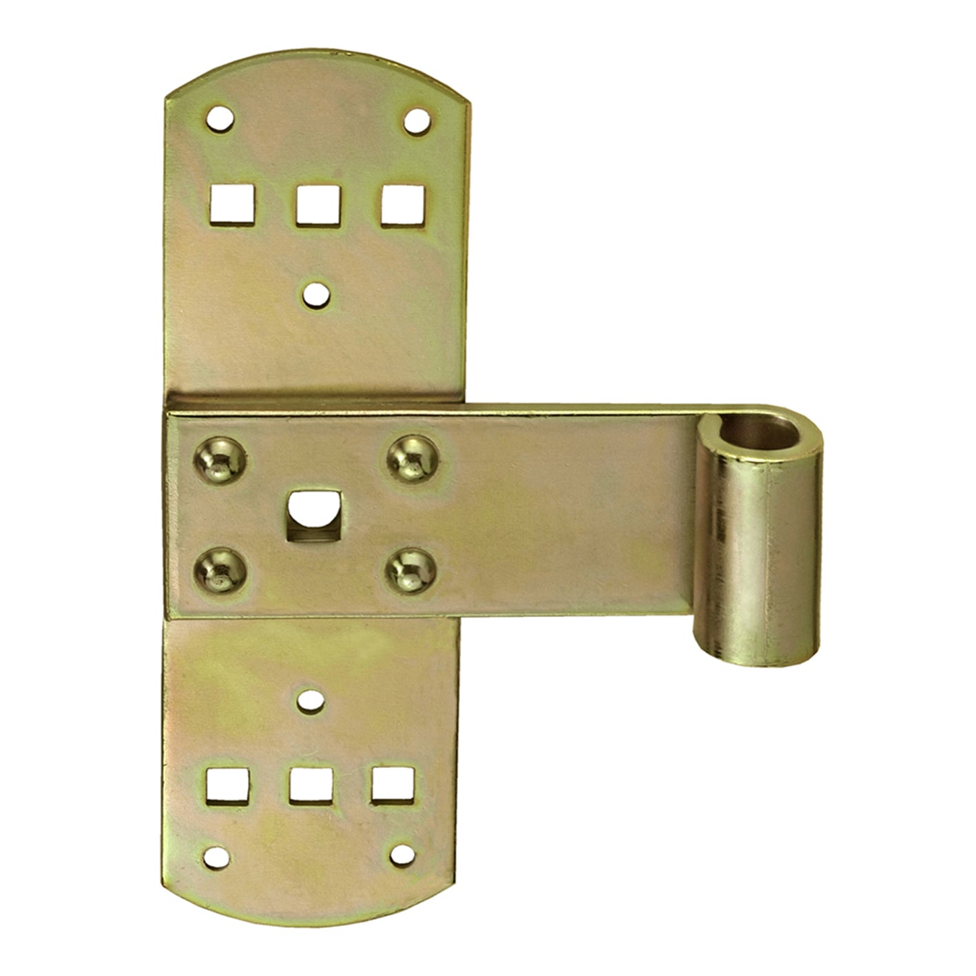 Occhiolo con piastra Ã˜ 13x160 mm. - zincato giallo