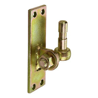 Perno su piastra, regolabili diametro 16 mm. - zincato giallo