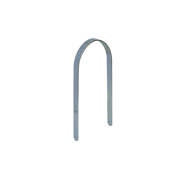 Staffa per fissaggio pali tondi da Ã˜ 120 mm.