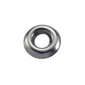 Orli sottovite Inox Ã˜ 13 x 5 mm. - 25 pz.