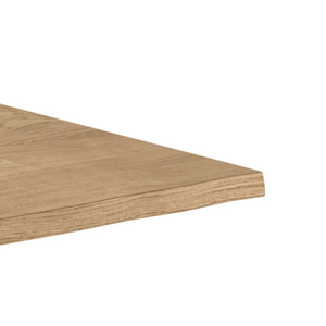 Tavolo da pranzo fisso in legno impiallacciato rovere naturale Blake 200x100 cm fino a 10 posti Made in Italy | Duzzle