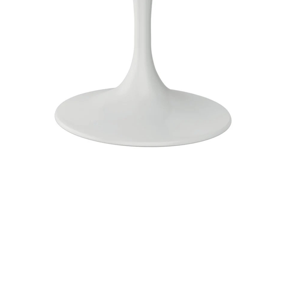 Tavolo da pranzo fisso in ceramica effetto marmo bianco Circe 100x100 cm fino a 4 posti | Duzzle