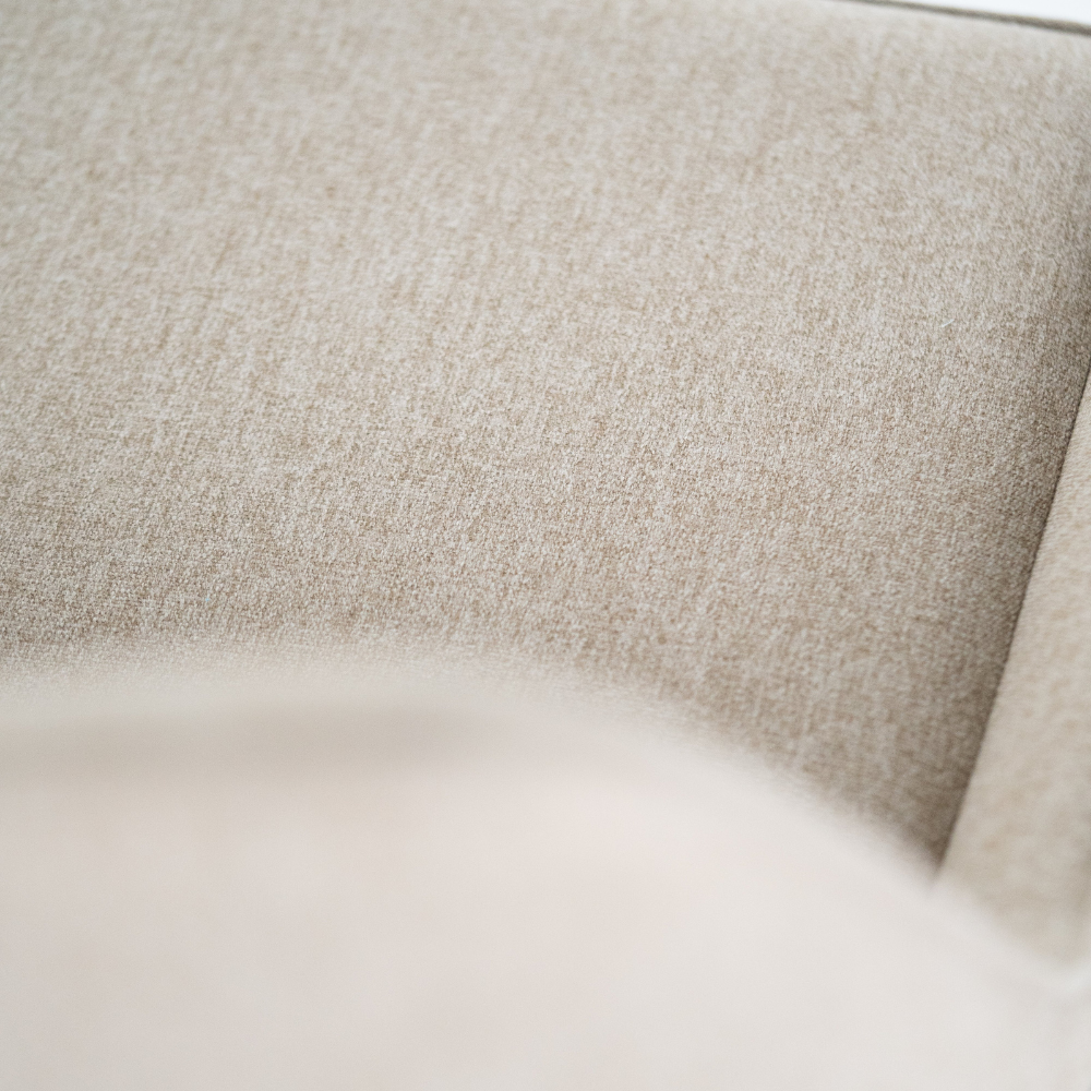 Fynn, Set di 2 Sgabelli in tessuto Beige (50cm X 44cm H. 94cm)