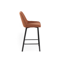 Fynn, Set di 2 Sgabelli in tessuto Ruggine (50cm X 44cm H. 94cm)