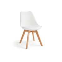 Lola, Set di 4 sedie in polipropilene Bianco (48.5cm X 52cm H. 82cm) | Duzzle