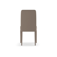 Alina, Set di 2 sedie in similpelle Beige (59cm X 46cm H. 99cm) | Duzzle