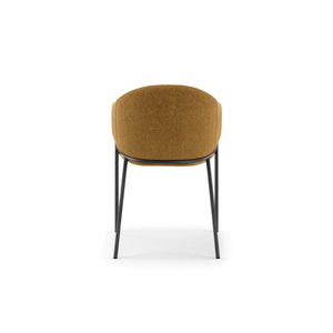 Duna, Set di 2 sedie in tessuto easy-clean Beige Scuro (53cm X 60cm H. 78cm) | Duzzle