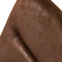 Tia, Set di 4 sedie in similpelle Marrone vintage (48.5cm X 49cm H. 88cm) | Duzzle