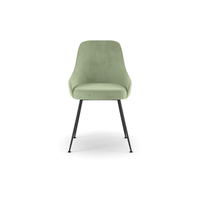 Andromeda,  Sedia in microfibra Verde acqua (48.5cm X 49.5cm H. 80cm) | Duzzle