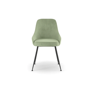 Andromeda,  Sedia in microfibra Verde acqua (48.5cm X 49.5cm H. 80cm) | Duzzle