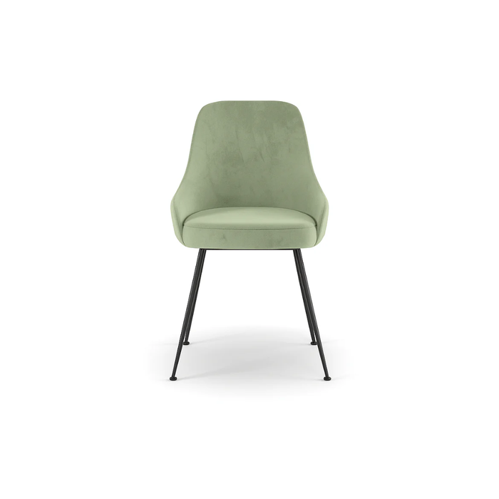 Andromeda,  Sedia in microfibra Verde acqua (48.5cm X 49.5cm H. 80cm) | Duzzle