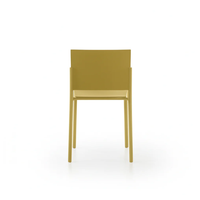 Aurora, Set di 4 sedie in polipropilene Senape (52.5cm X 55cm H. 81cm)| Duzzle