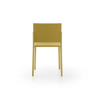 Aurora, Set di 4 sedie in polipropilene Senape (52.5cm X 55cm H. 81cm)| Duzzle