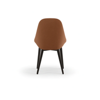 Delphi, Set di 4 sedie in tessuto Ruggine (58cm X 49cm H. 85cm) | Duzzle