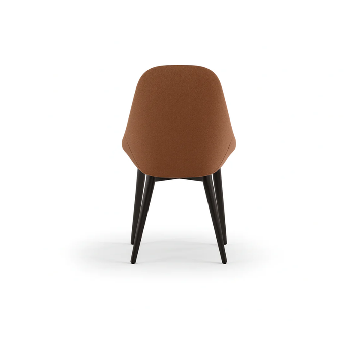 Delphi, Set di 4 sedie in tessuto Ruggine (58cm X 49cm H. 85cm) | Duzzle