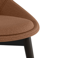 Delphi, Set di 4 sedie in tessuto Ruggine (58cm X 49cm H. 85cm) | Duzzle