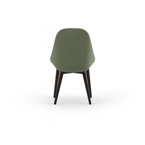 Delphi, Set di 4 sedie in tessuto Verde (58cm X 49cm H. 85cm) | Duzzle