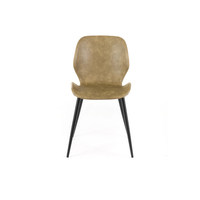 Callisto, Set di 4 sedie in soft-touch Sabbia (55cm X 45cm H. 83cm) | Duzzle