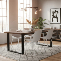 Cassandra, Set di 4 sedie in polipropilene Bianco (55cm X 46cm H. 79cm)| Duzzle