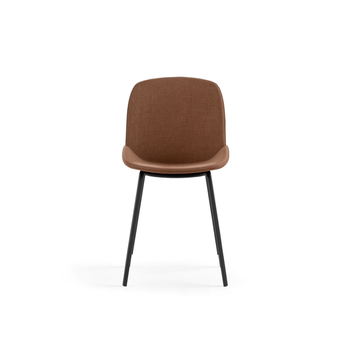 Adhara, Set di 4 sedie in tessuto Ruggine (57cm X 46cm H. 80cm) | Duzzle