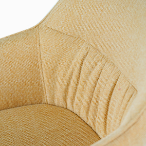 Celeste, Set di 2 sedie in tessuto Giallo (56cm X 56cm H. 87cm) | Duzzle