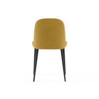 Corvina, Set di 4 sedie in tessuto Giallo (55cm X 46cm H. 85cm) | Duzzle