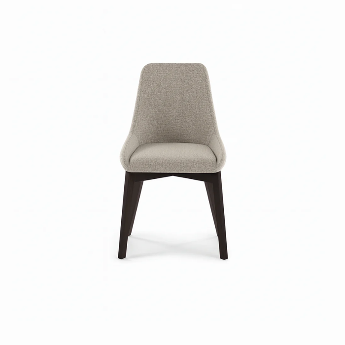 Erythea, Set di 4 sedie in tessuto Beige (62cm X 49.5cm H. 87cm) | Duzzle